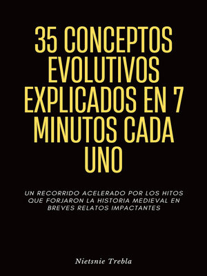 cover image of 35 Conceptos Evolutivos Explicados en 7 Minutos Cada Uno